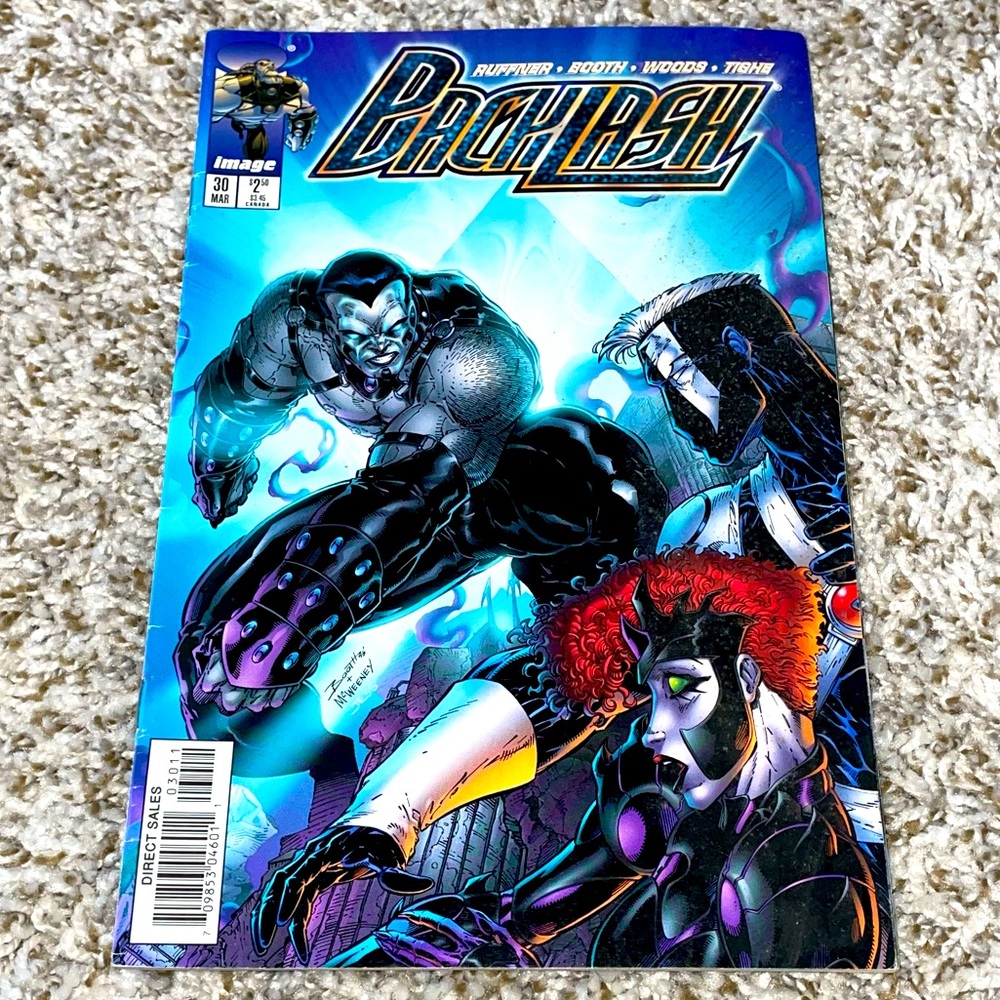 VINTAGE 1997 BACKLASH IMAGE COMICS Issue #30